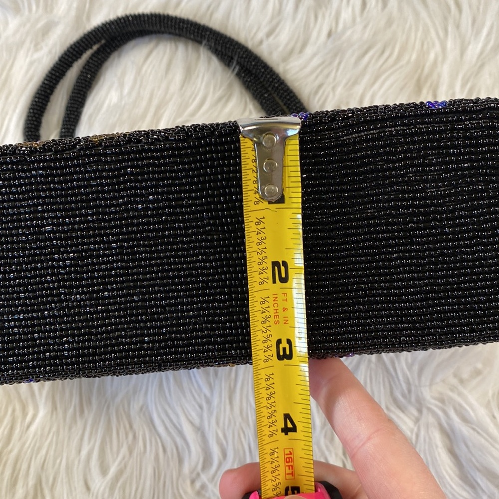 [ Vintage ] Floral Beaded Purse - Picture 13 of 15